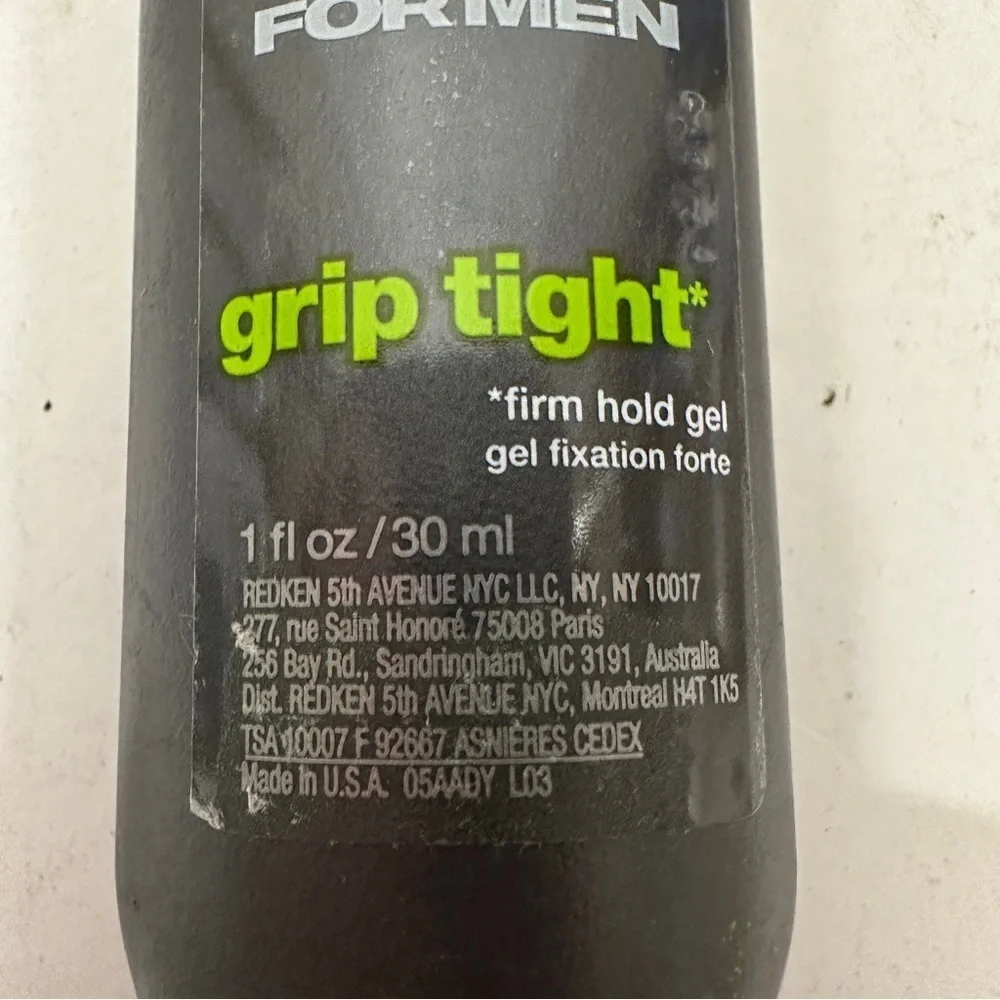 Redken For Men Grip Tight Firm Hold Gel 1 OZ HTF